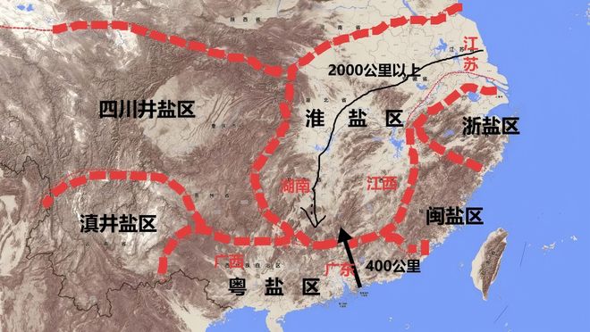 为何古代湖南和江西都去广东挑盐？有意思的贩私盐路线